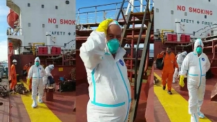 Kapten Kapal Berbendera India Berlabuh di Dumai Riau Dinyatakan Positif Covid-19